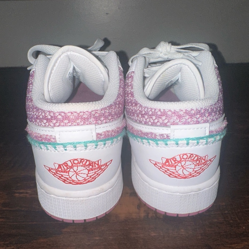 Purple and Teal Nike Air Jordan’s - Picture 3 of 4